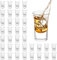 SHUESS Shot Glasses Set of 36 35ml/1.2oz - Clear Shot Glass with Heavy Base - Clear Crystal Shot Glass with Thick Base - Shot Glasses Set for Whisky Brandy Vodka Rum and Home Party Bar