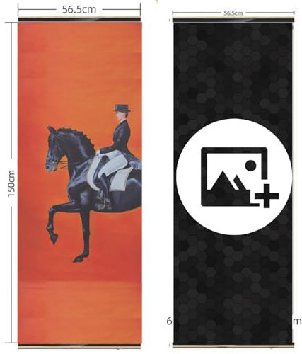 ART2HEAT Ferninfrarot-Künstliche Heizung, Graphen-Heizung mit benutzerdefiniertem Bild, Graphen, ultraleicht, 56 x 150 cm, 600 W, Infrarot-Heizbild wärmt den Körper effizient und nachhaltig