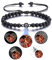 Jovivi Personalisiertes Armband Mit Foto Bild Projektion - 100 Sprachen Ich Liebe Dich Fotoarmband für Herren Damen - Freundschaftsarmbänder Personalisierte Geschenke (Schwarzer Achat)