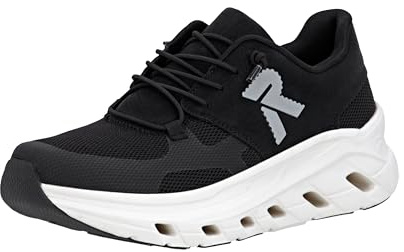 Rieker Plateau Sneaker schwarz
