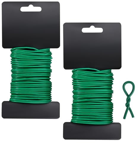 Plant Ties 2.5mm 10m Soft Reusable Garden Wire Twist Ties for Climbing Plants, Indoor and Outdoor Plants