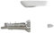 Meat Grinder Attachment for kitchenaid FGA Mixers, Tomato Juicer Strainer Screw Shaft Filter Sleeve Baffle Accessories