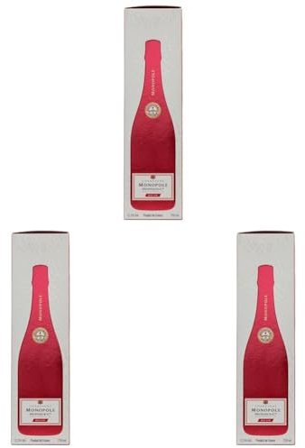 HEIDSIECK MONOPOLE RED TOP Sec in Geschenkpackung (Packung mit 3)
