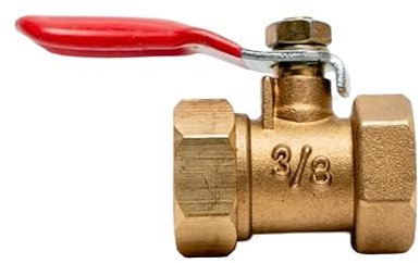 KXJSYL Tool 1PC 1/8 1/4'' 3/8'' 1/2'' Laiton Petit Robinet à tournant sphérique Filetage Femelle/mâle connecteur de Valve en Laiton Joint raccord de Tuyau en cuivre coupleur Adaptateur(As picture11)