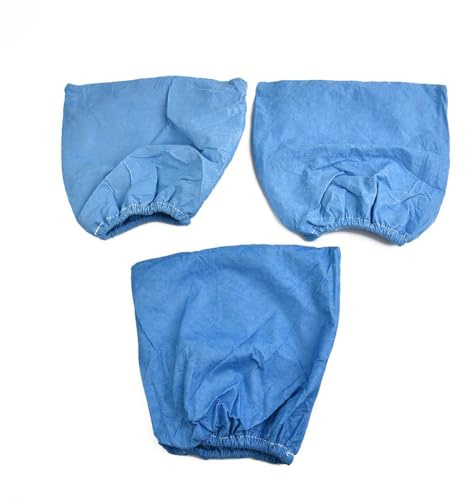 Lawnoval 3Pcs Textile Filter Bag For Guild 16-30L Wet Dry Vacuum Cleaner Filter Bag Blue 950135 Vacuum Cleaner Parts Bags 10 Pack Washable Cylinder Vacuum Cleaner Filter
