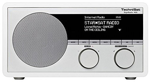 TechniSat DigitRadio 400 (DAB+/UKW & Internetradio, WLAN, UPnP, Bluetooth), weiß
