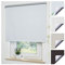 Liedeco® Rollo, Fenster Rollo, Spring-Rollo Mittelzugrollo / 182 x 180 cm (Breite x Höhe), weiß/Thermo-Beschichtung, Verdunkelnd, Blickdicht/Breiten 60-200 cm/Variable Montage möglich
