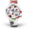 Doodle Armbanduhr Skull Mood DOTA004 mit Silikonarmband