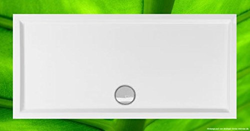 Piatto doccia 170 x 80 + supporto per vasca + scarico – offerta completa – piatto doccia 170 x 80 x 4,0 cm