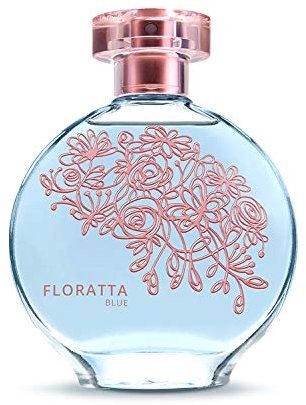 O Boticário Floratta Blue Eau de Toilette EDT, Colonia Perfume Para Mujer | Fragancia Floral Musk Almizcle Geranio y Bergamota 75 ml