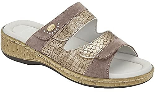 Scholl Femme MARINELLA Sandale, Taupe, 40 EU Large