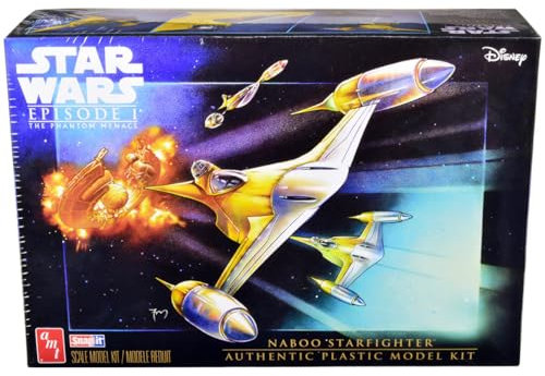 AMT Star Wars: The Phantom Menace N-1 Naboo Starfighter (Snap) Modellbausatz im Maßstab 1:48