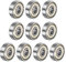 QUARKZMAN 10Stk 625ZZ Tiefe Rillenkugellager Chromstahl Z3 Doppelte Metall Abgeschirmt Lager 5mm x 16mm x 5mm