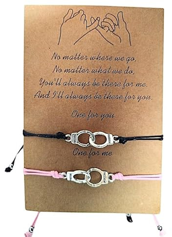 KALANKA - 2 Bracelets menottes inoxydable plaqué argent et cordon réglable façon shamballa