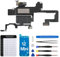 CYKJGS for iPhone 12 Mini Ear Speaker Flex Cable Replacement OEM Repair Kit Front Earpiece Module with Ambient Light Sensor Proximity Sensor Connector Fix Tools Kit A2176 A2398 A2399 A2400