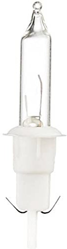 Konstsmide SB Ersatzbirne / für Lichtervorhänge / 2,4V, 0,17W / 5er Blister / Steckfassung, 2604-052, weiß