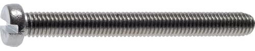 Zylinderschraube DIN 84, M 5x50, Edelstahl A2 Werkstoff:Edelstahl A2 d:M 5 l:50mm dk:8,5mm k:3,3mm