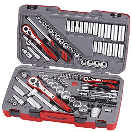 Teng TM111 1/4/ 3/8/ 1/2-inch Tool Set AF/Metric Drive (111 Pieces)