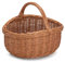 Prestige Wicker Willow Basket with Handle, Natural, 40x36x36 cm