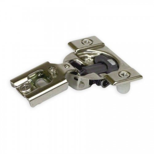 Bisagra compacta Blumotion 38N y placa de montaje superposición de 1/2 pulgada