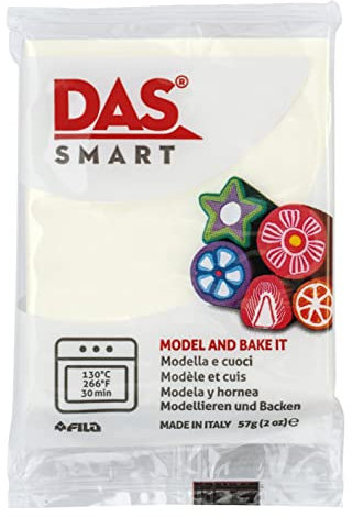 Das Smart Pasta Modellabile Termoindurente 57 g Bianco Opale
