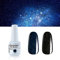 Vishine Gel Polish Kit 2pcs Soak Off sparkle Black Blue Nail Polish Salon Beauty Nail Art Manicure New Starter Gift Set