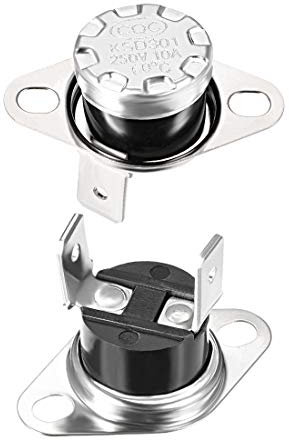 sourcing map 2Stk Temperaturschalter Thermostat Normalerweise geschlossen 60 ° C 10A NC de