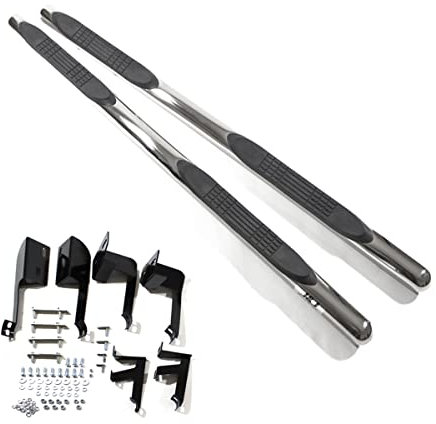 J&J AUTOMOTIVE | Tubes Marche-Pieds Latéraux Marche Pieds Compatible avec Mokka Depuis 2012, 2 pcs D+G, d'installation et de Fixation