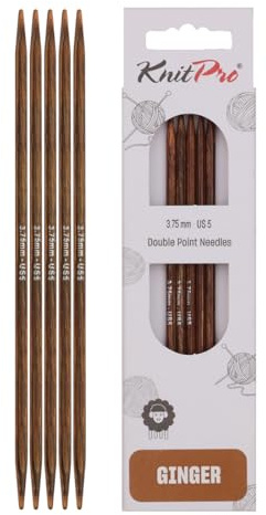 KnitPro Ginger Double Pointed Needles 8 (20cm) | 3.75mm