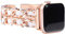 NewWays Kompatibel mit Apple Watch Edelstahl Armband 42mm(Serie 10) 41mm 40mm 38mm,Damen Metall Ersatzarmbänder für iWatch SE Series 10/9/8/7/6/5/4/3/2/1,Roségold/Weiß
