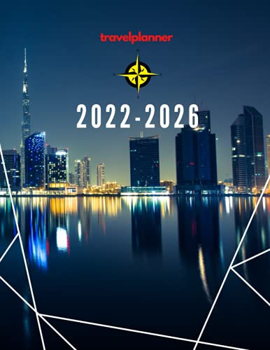Travel Planner: 2022-2026 Five Year Planner, 5 Year Appointment Calendar, 60 Months Calendar with Holidays, Business Planners, Agenda Schedule Organizer