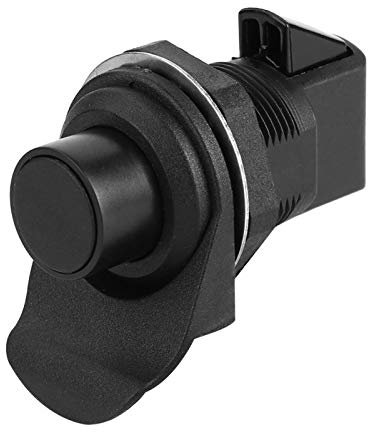 Druckknopf-Verriegelung,Glatte Verriegelung,Schlüsselloses Türschloss,outdoor fence gate latch schwarzes ABS-Türschloss mit Griffknopf für Bootstür Handschuhfach 93-304