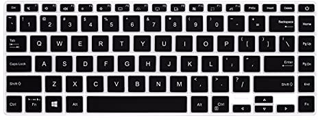 WYGCH Silicone Keyboard Cover for ASUS VivoBook S14 S433 S435 M433 M413 X413 K413, VivoBook Flip 14 TM420IA/UA K, ZenBook 14 UX435 Q407IQ, 14 Asus E410 L410 ZenBook 14 UX435EG Q407IQ,Black