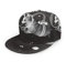 Oaieltj Unisex Baseballkappe Damen Herren Junge Mädchen Mode verstellbar 3D gedruckt Flat Bill Baseball Cap, Galaxy Space Eiscreme Astronaut Hund schwarz, One size