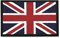 50x80mm Union Jack Embroidered Flag, 50x80mm, United Kingdom, Military Uniform Embroidered Iron-On/Heat Seal Adhesive Fabric Patch