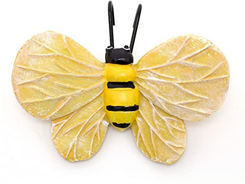 Carousel Home Insect Shaped Plant Pot Hugger Planter Hanger | Garden Planter Pot Hanger Flower Pot Hanging Ornament | Resin Bug Outdoor Plant Pot Decoration - Butterfly