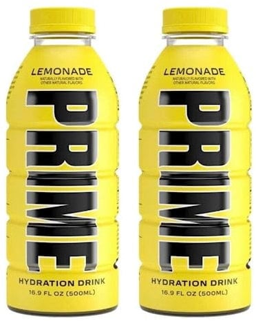 Zi Foam 2 x Prime Hydration 500ml Bottle Sports Drink by Logan Paul & KSI Lemonade