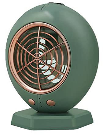 Gsrimgratoe 2 in 1 Mini Portable Air Conditioning Fan for Humidification 200 ml Cooling Fan Table Air Conditioner USB for Room-A
