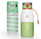 HELLO HIPPO® Premium Scaldabibero portatile, USB, 300 ml - senza fili, batteria - ideale per i viaggi - Riscalda latte/acqua - Graduazione /30ml - Temperatura regolabile 37 a 50°C + mantiene