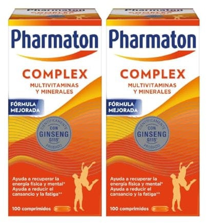 Pharmaton Complex - Multivitamínico con Ginseng G115-200 Comprimidos - Energía Física y Mental - Vitaminas para el cansancio