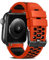 SumRioo Correa Compatible con Apple Watch Correa 46mm 42mm 44mm 45mm 49mm, Deportivas de Silicona Correas de Repuesto para iWatch Series 10 9 8 7 6 5 4 3 2 1 SE/SE 2/Ultra/Ultra 2, Naranja/Negro