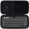 Lebakort Hard Case Compatible with Logitech Pebble Keys 2 K380s K380 Bluetooth Wireless Keyboard (Graphite Case)