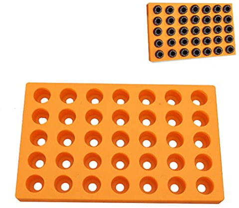 Router Bit Storage Tray Holder 24mm 60 Holes /33mm 35 Holes/Multi Holes PVC ER25 ER32 C32 Rack Router Bit Storage Case Router Bit Storage Tray