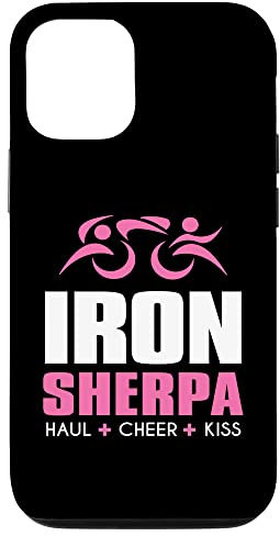 Hülle für iPhone 14 Pro IRON SHERPA Tri Sherpa Triathlon Triathlete Kiss Inspired