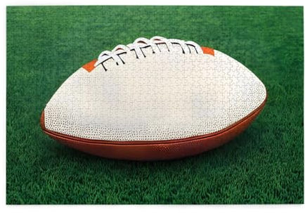 White Rugby Ball Jigsaw Puzzles1000 Piece Educational Intellectual Wooden Puzzles, Fun Puzzles, Stress Relieving Puzzles