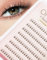Onlyall Untere Wimpern Cluster Extensions Einzelne Wimpern Natürliche Eyelashes Falsche untere Extension Bottom Lashes Individual Glam08