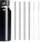 4pcs Remplacement Paille Métal avec 2pcs Brosses à Paille pour Hydro Flask, Pailles Pratiques Acier Inoxydable Argenté Remplacement Compatibles avec Hydro Flask Bouteille Large Goulot 64oz