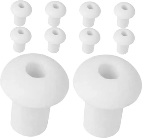 Alipis 10 Stück Dochthalter Aus Keramik Für Öllampen Zubehör Dochtersatz Für Öllampen Für Den Einsatz Im Heim- Und Campinglabor