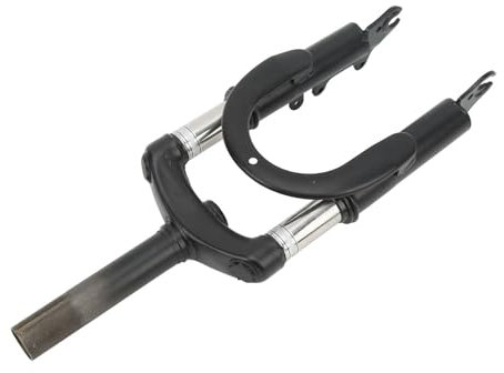 Tomvorks Forcella Anteriore Ammortizzata, Lega di Alluminio, Canotto Conico e Dritto, Adatta per Scooter Elettrici, Biciclette, Motociclette, Mountain Bike