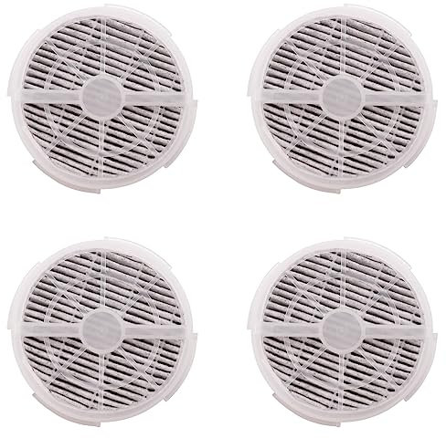 Asyduey 4 Pack True HEPA Replacement Filter Compatible for RIGOGLIOSO GL2103 JINPUS -2103 and LTLKY 900S Desktop Air Purifier